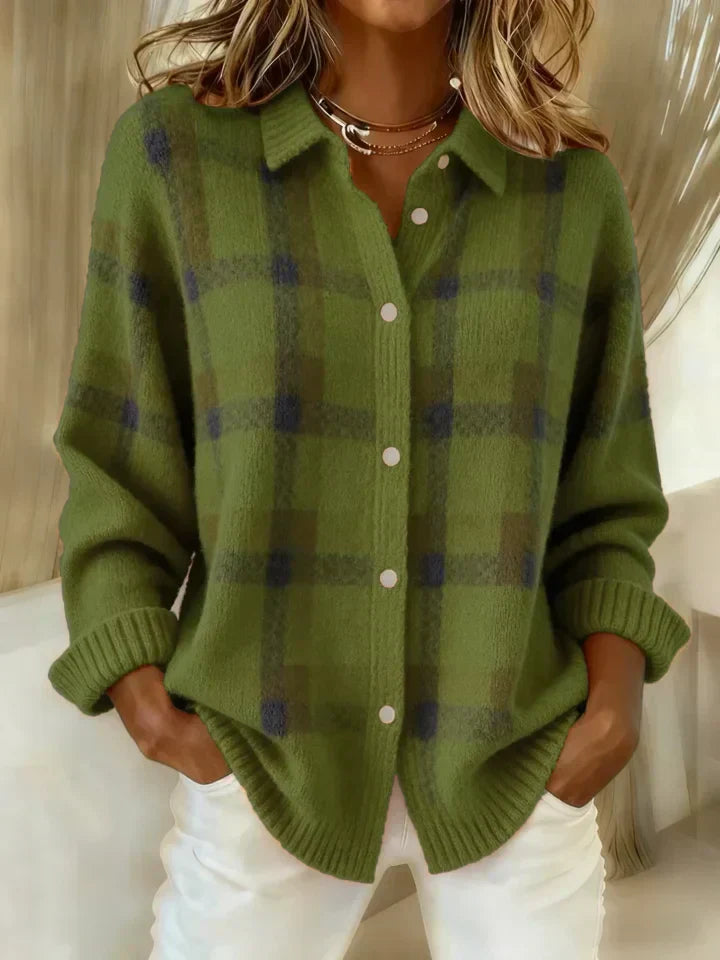Ember™ Cloud-Soft Plaid Button-Up
