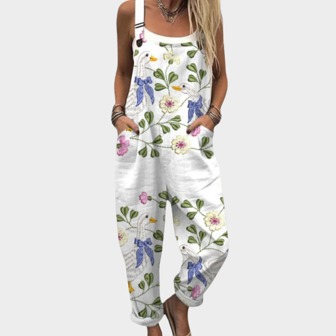Printed Dungarees | Comfortable Fit