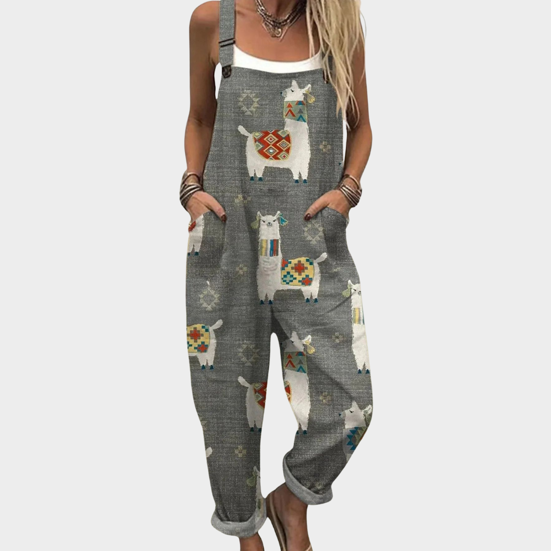 Printed Dungarees | Comfortable Fit