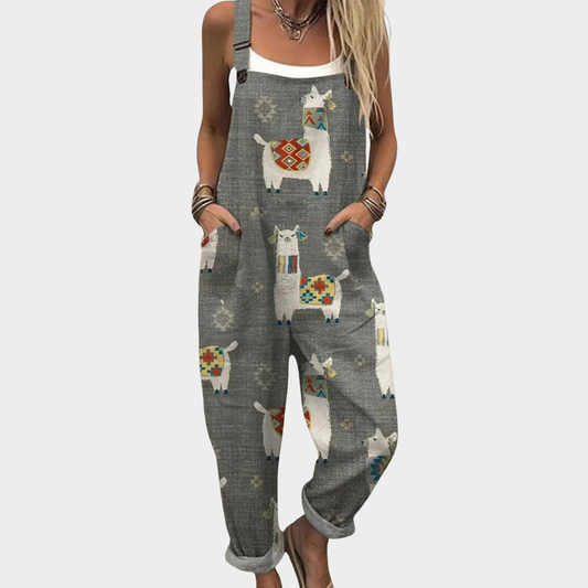 Printed Dungarees | Comfortable Fit