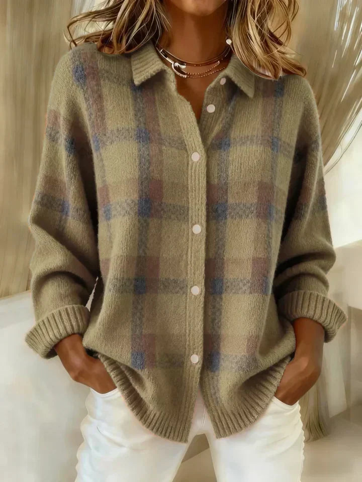 Ember™ Cloud-Soft Plaid Button-Up
