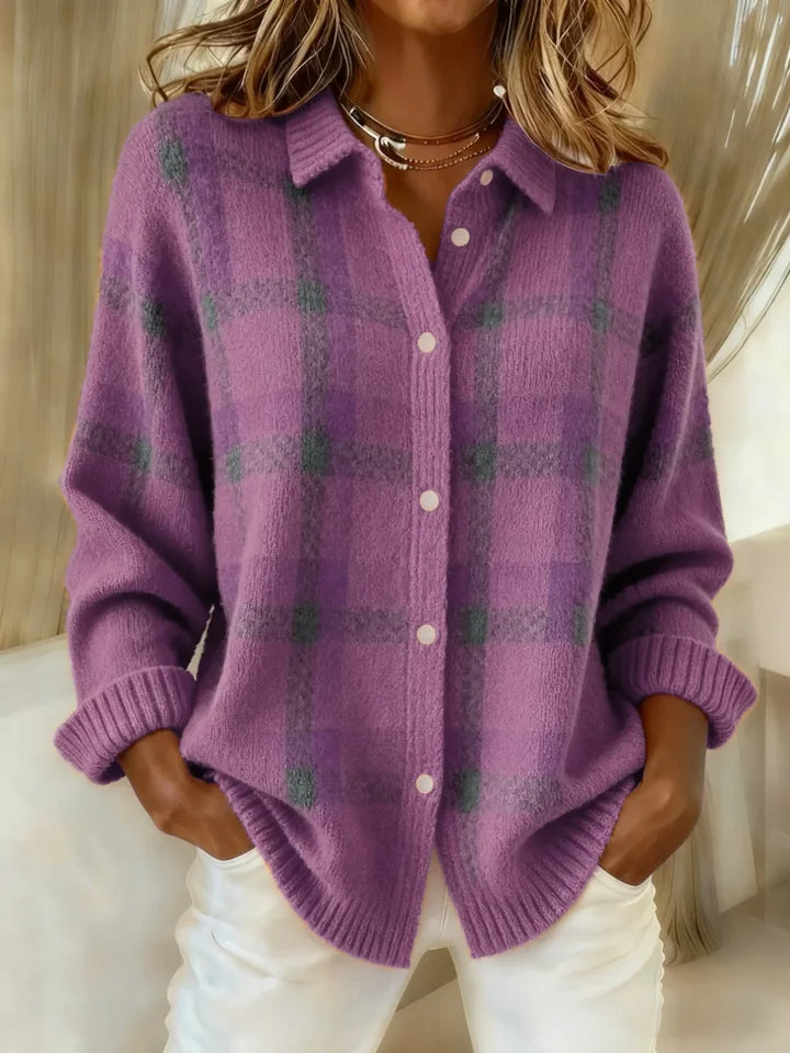Ember™ Cloud-Soft Plaid Button-Up