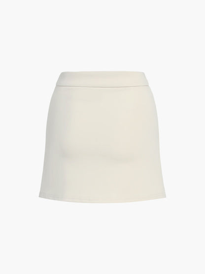 Elara Button-Up Halter Vest & Skirt Set
