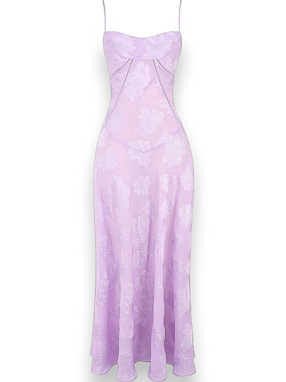 Amara Blossom Green Floral Vintage Gown