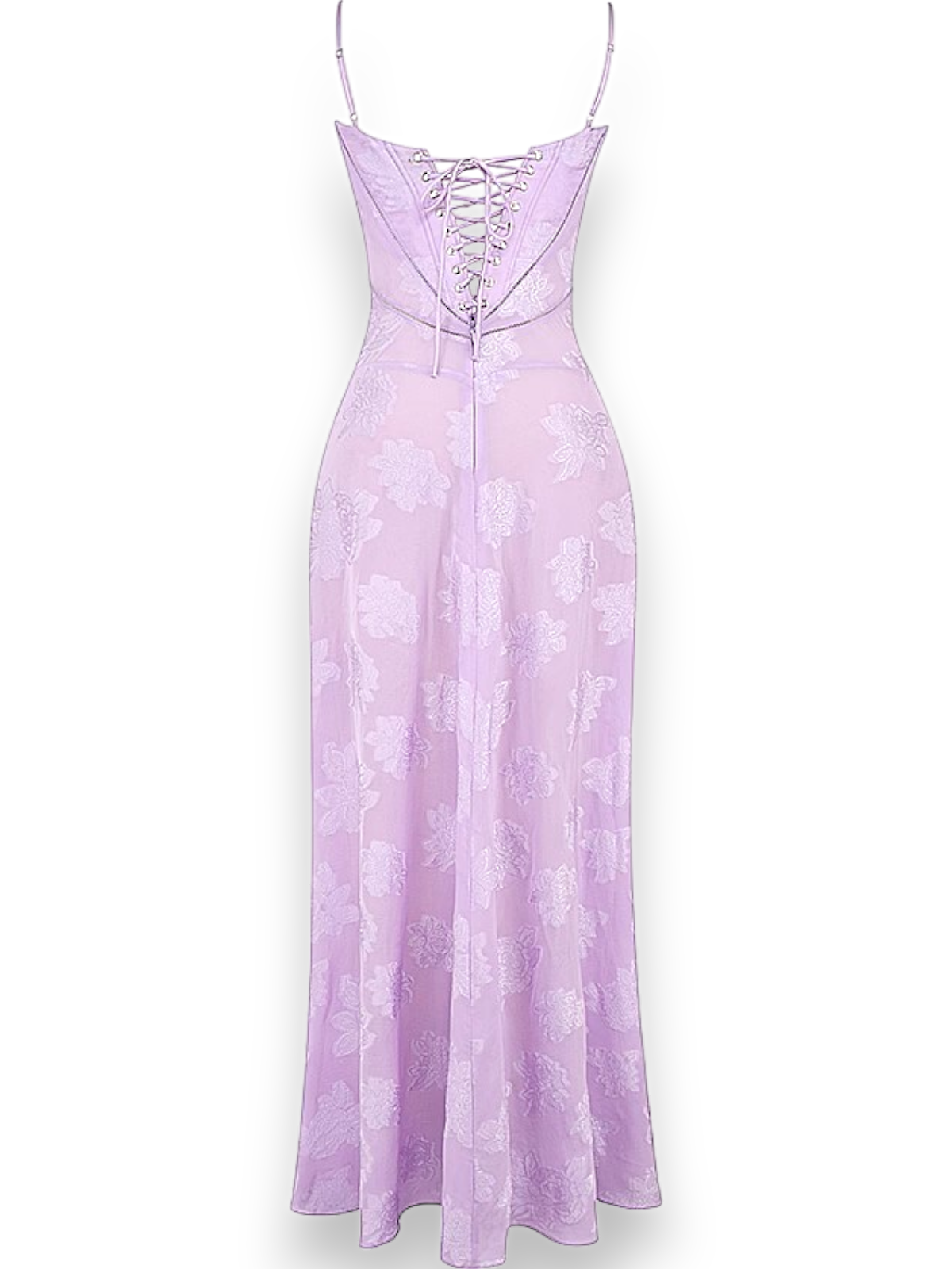 Amara Blossom Purple Floral Vintage Gown