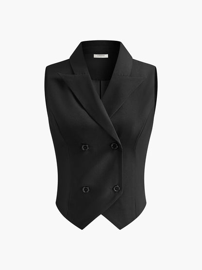 Arden Tailored Waistcoat & Mini Skirt Set