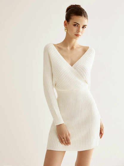 Vilaira Criss Cross Sweater Dress