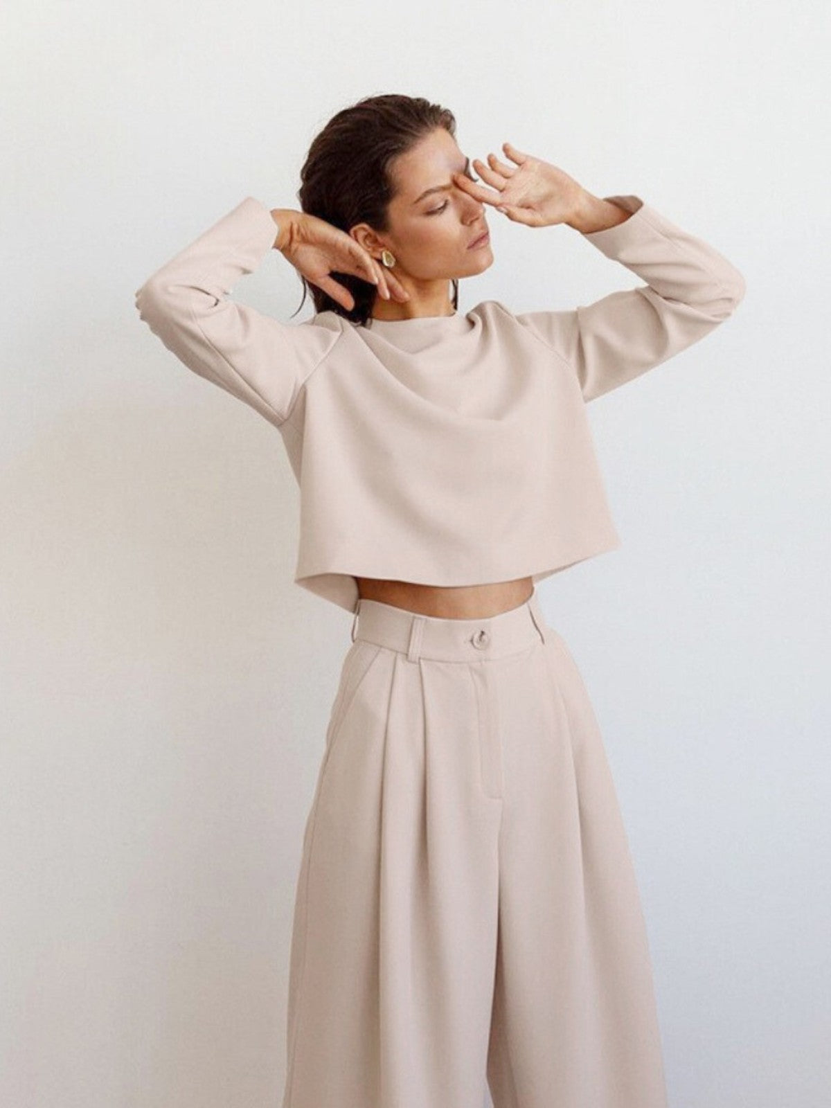 Josie Plain Two-Piece Palaz Set
