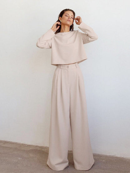 Josie Plain Two-Piece Palaz Set