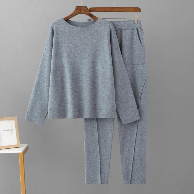 Madeline - Two Piece Knitted Tracksuit
