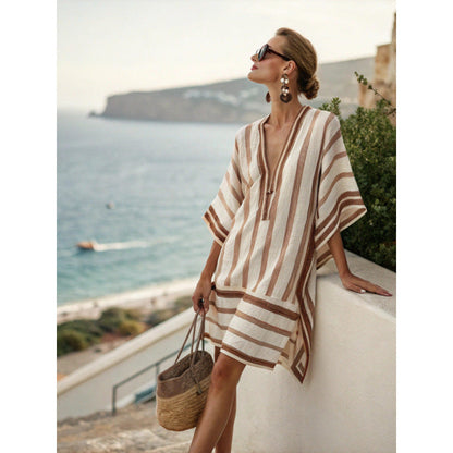 Amara™ | Bohemian Embroidered Kaftan Dress