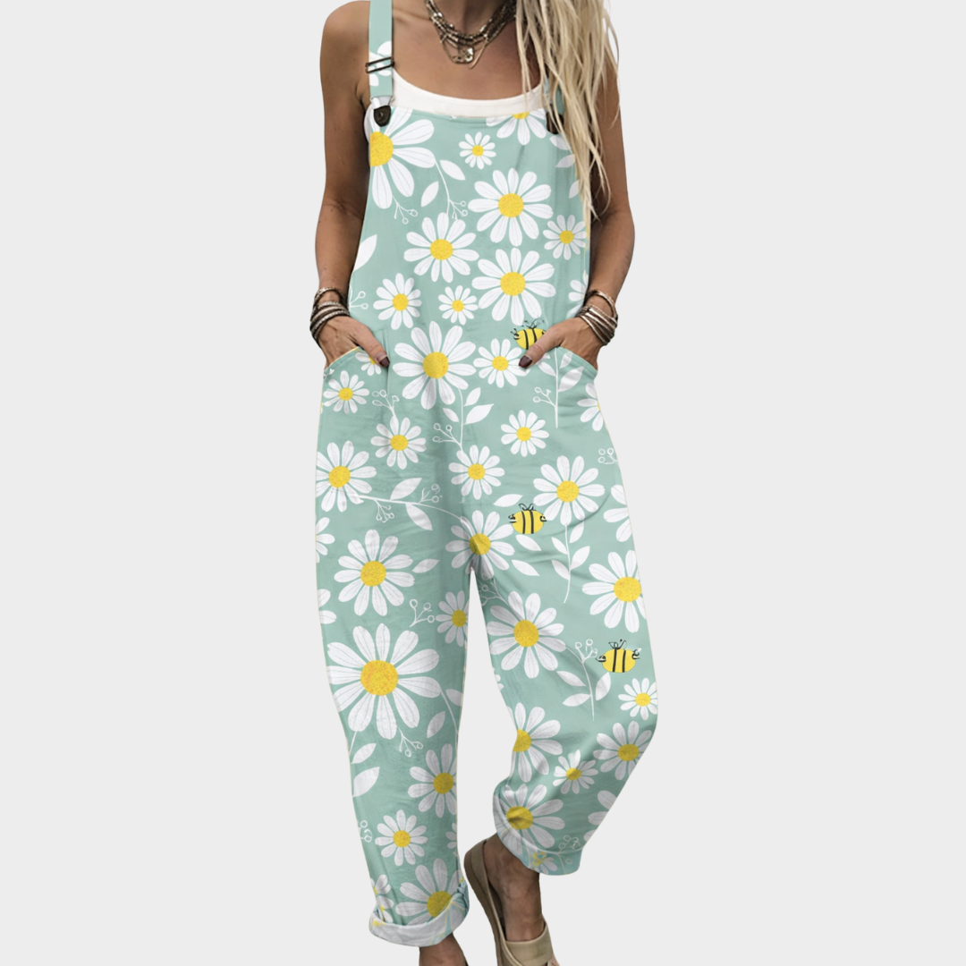 Printed Dungarees | Comfortable