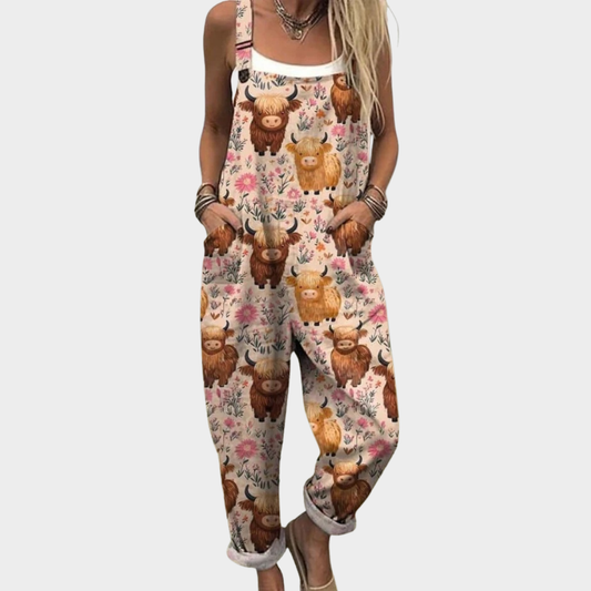 Printed Dungarees | Comfortable