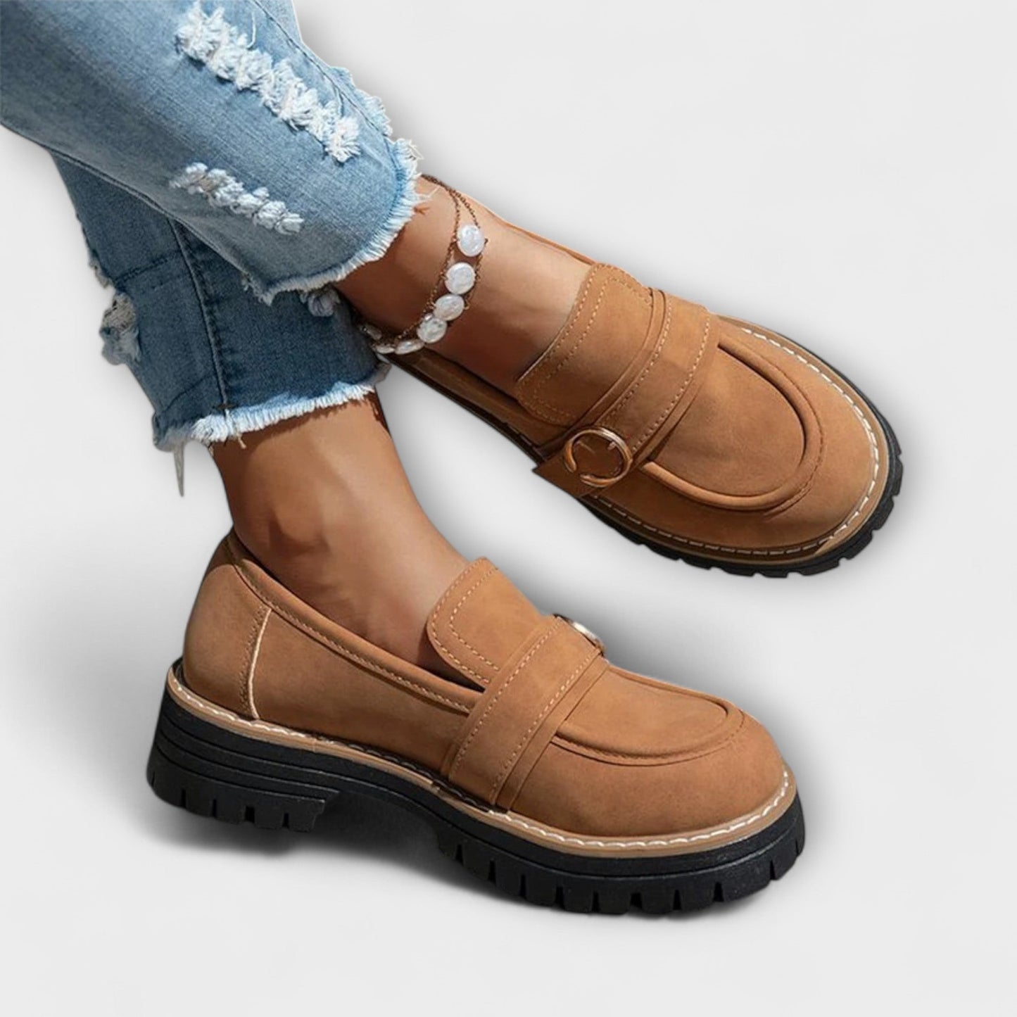 Lora – Casual Round Toe Loafers