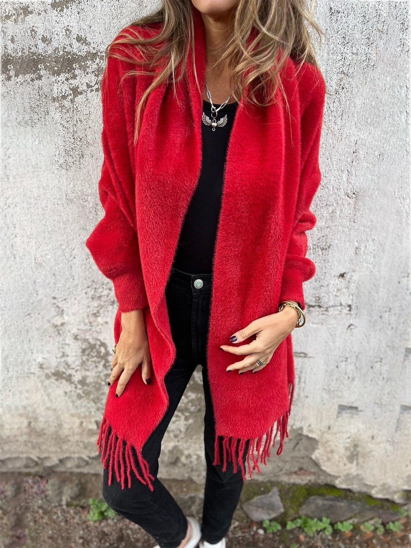Nora™ | Elegant Fringe Cardigan