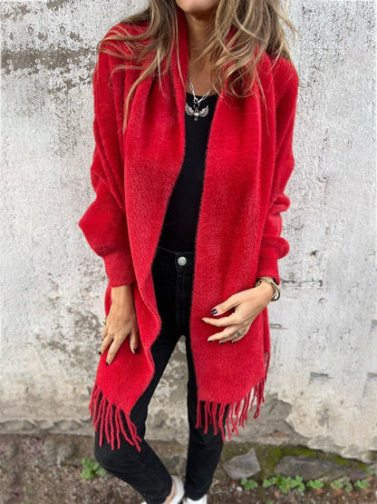 Nora™ | Elegant Fringe Cardigan