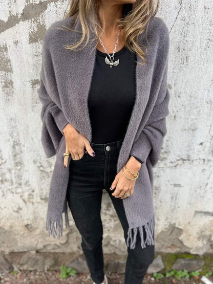 Nora™ | Elegant Fringe Cardigan