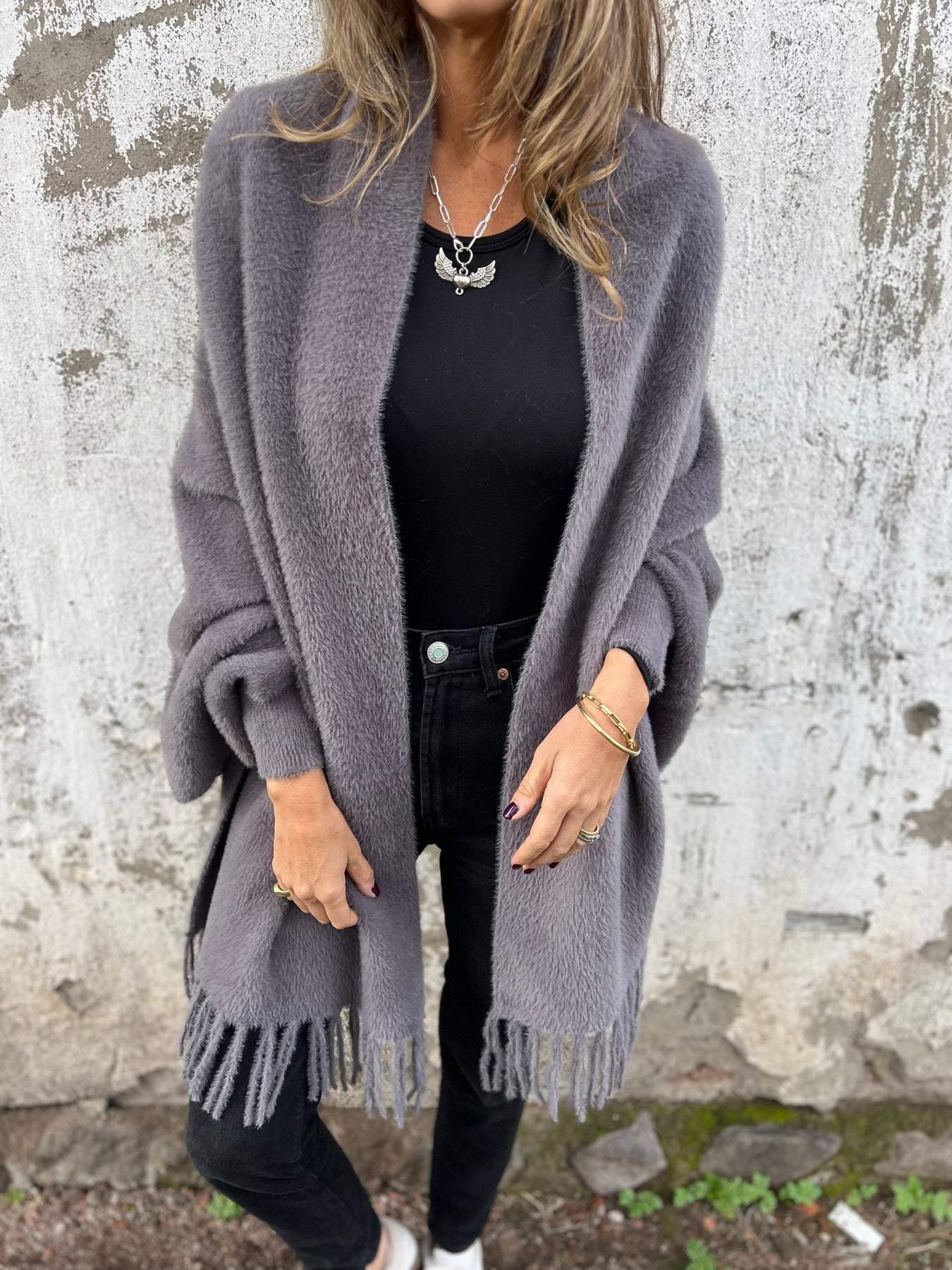 Nora™ | Elegant Fringe Cardigan