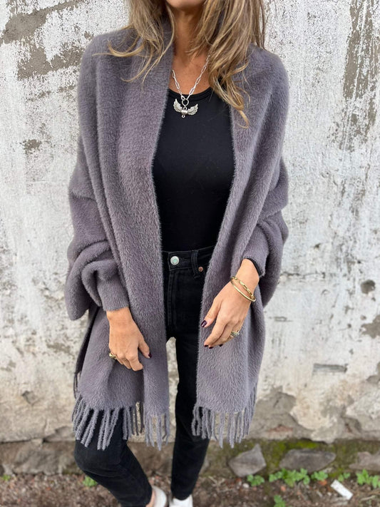 Nora™ | Elegant Fringe Cardigan